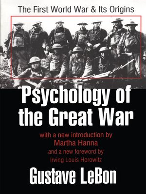 cover image of Psychology of the Great War